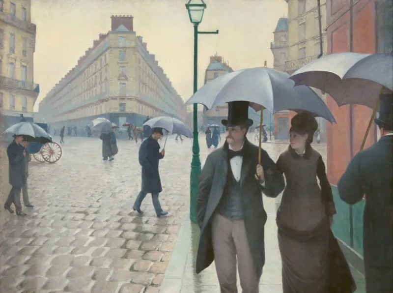 Gustave Caillebotte: Rue de Paris, Jour de Pluie, 1877