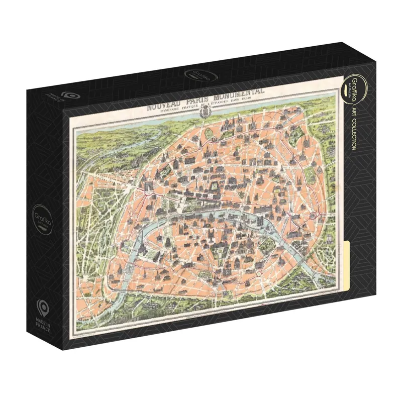 Stadtplan von Paris, 1900
