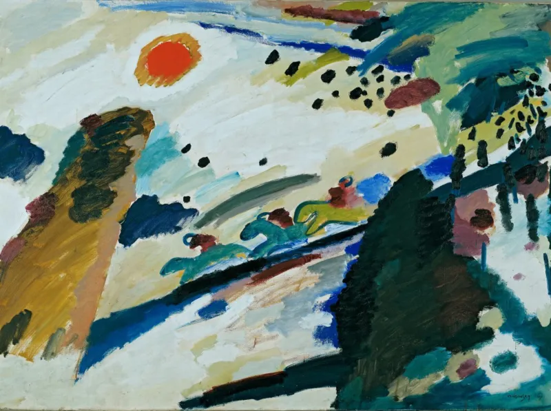 Wassily Kandinsky - Romantic Landscape, 1911