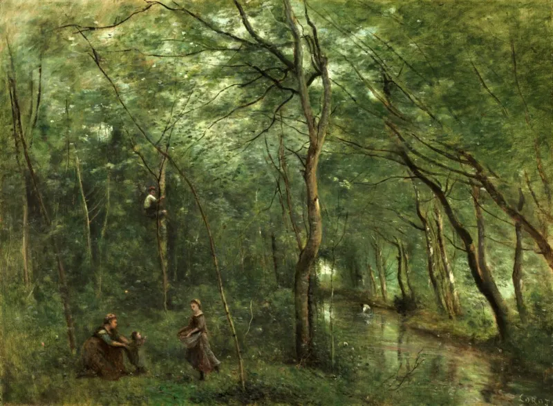 Jean-Baptiste-Camille Corot: The Eel Gatherers, 1860-1865