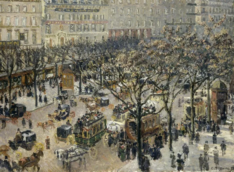 Camille Pissarro: Boulevard des Italiens, Morning, Sunlight, 1897
