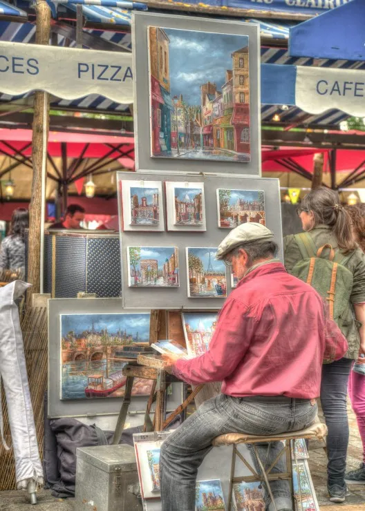 Street Artist, Paris, France