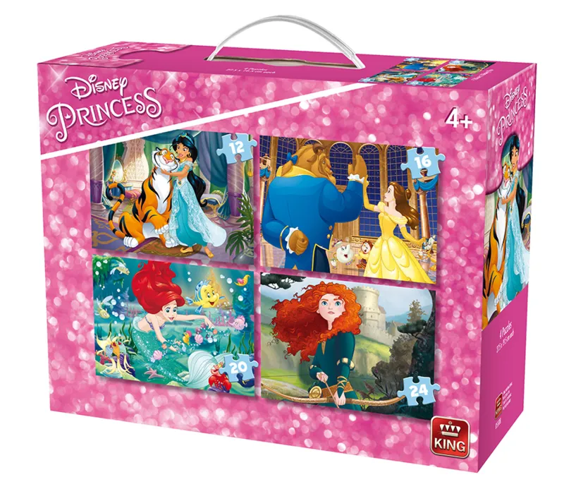 4 Puzzles - Disney Princess