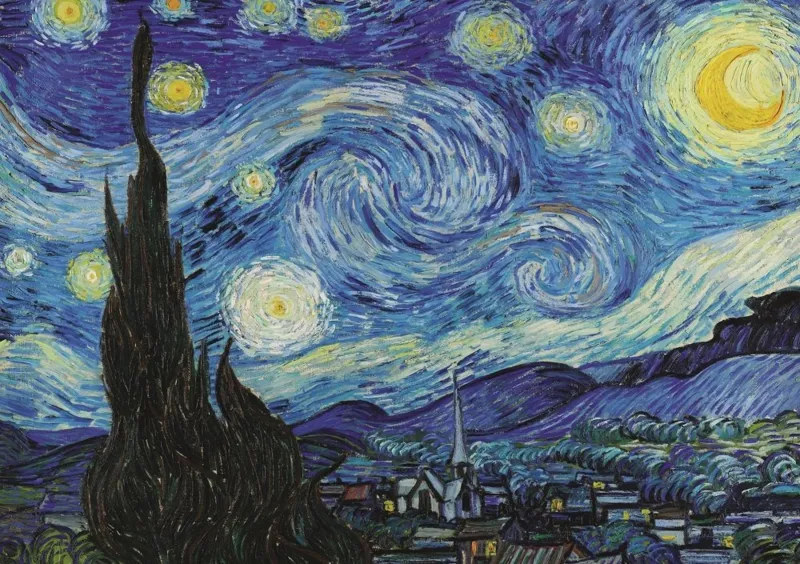 Vincent Van Gogh - Starry Night over the Rhône, 1888