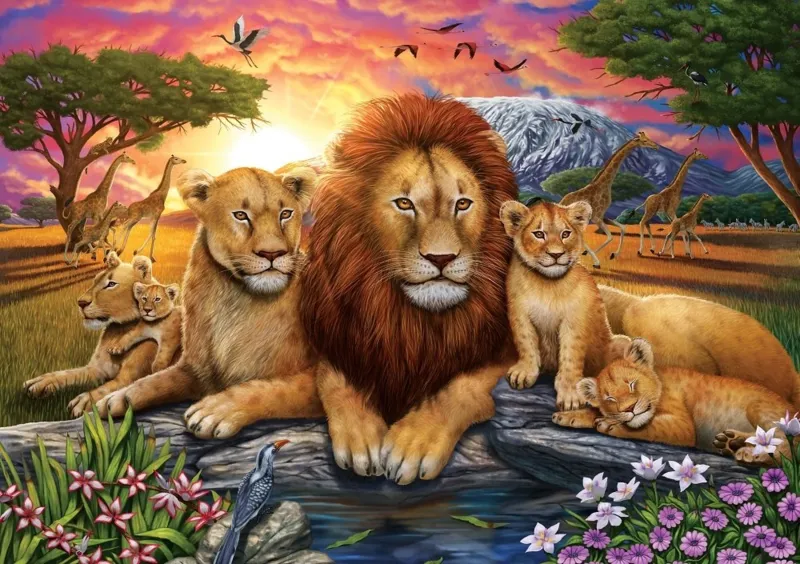 Löwenfamilie