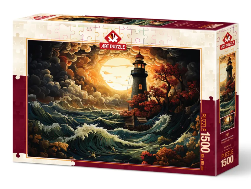 Lighthouse in a Storm