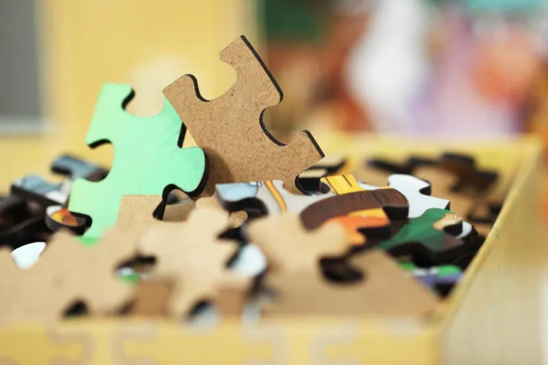 Wooden Puzzle - Farm Pose