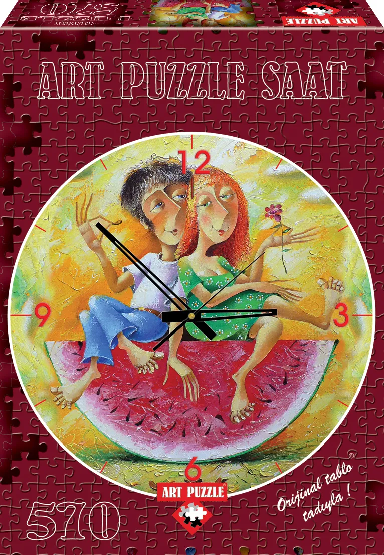 Puzzle-Uhr - Ich Liebe Dich...