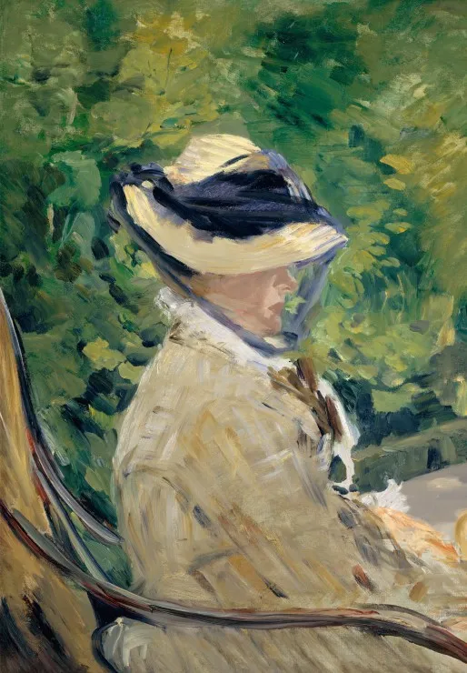 Edouard Manet - Frau Manet, 1880
