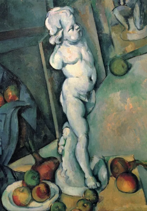 Paul Cézanne: Stillleben mit Putto, 1895