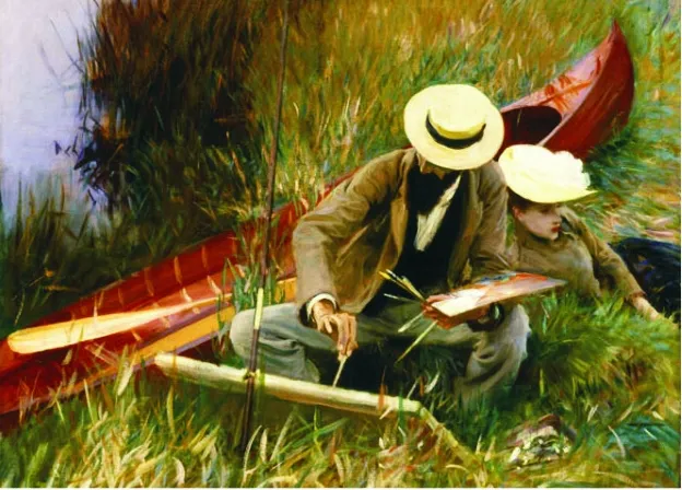 John Singer Sargent: Paul Helleu zeichnet mit seiner Frau