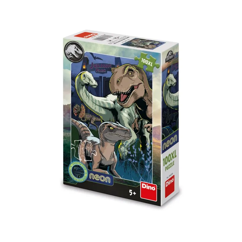 XXL Teile - Jurassic World - Neon Puzzle