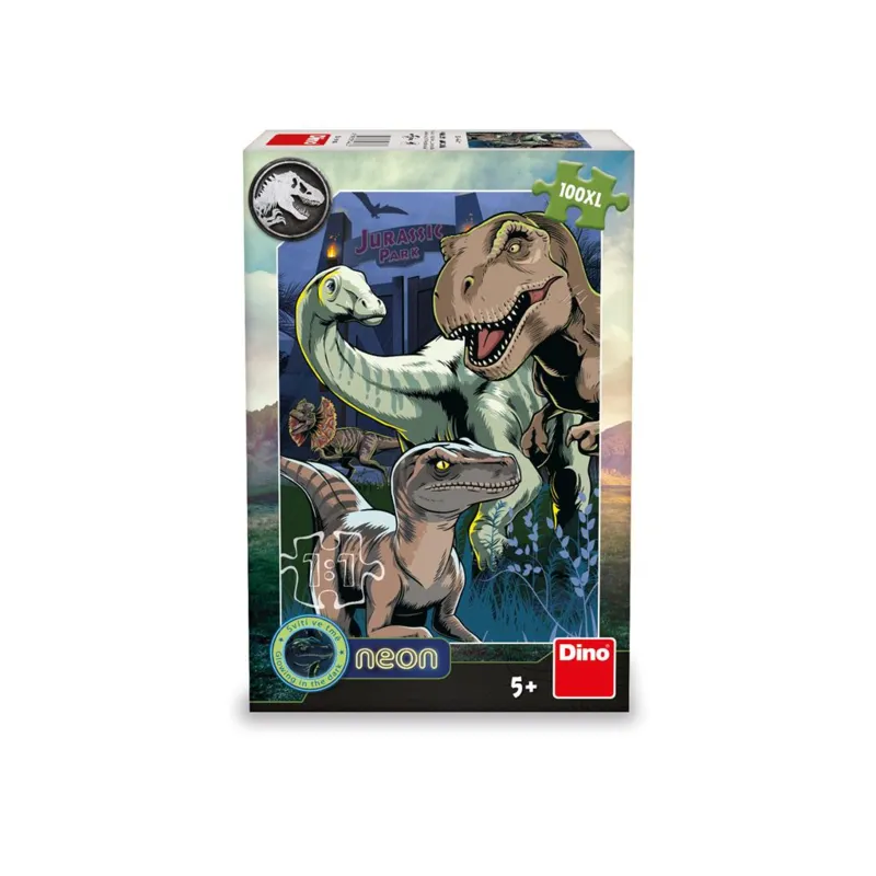 XXL Teile - Jurassic World - Neon Puzzle