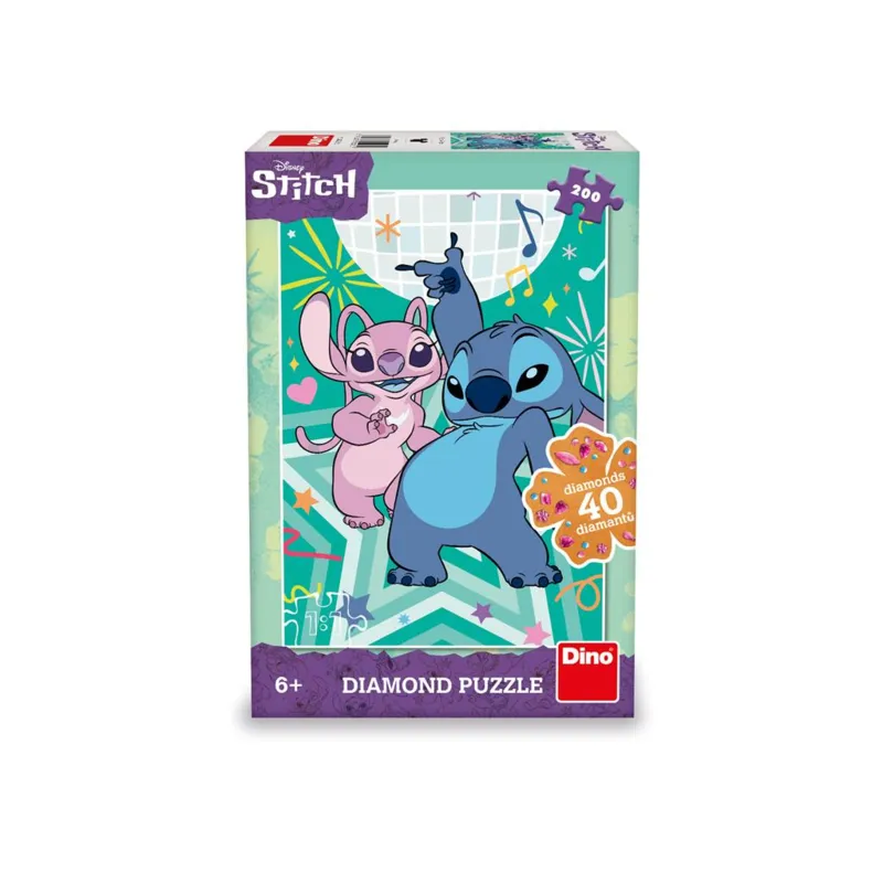 Diamond Puzzle - Stitch - Mit Strasssteinchen Inklusive