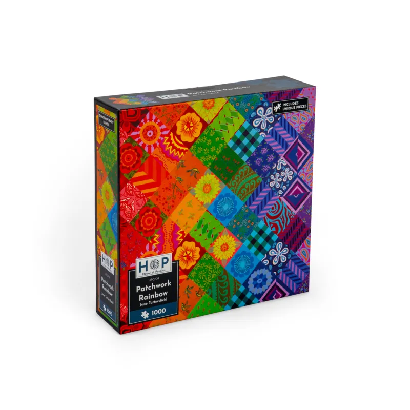 Regenbogen-Patchwork