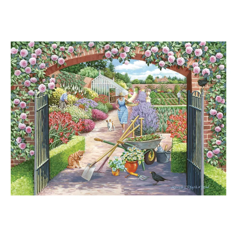 XXL Teile - Ummauerter Garten
