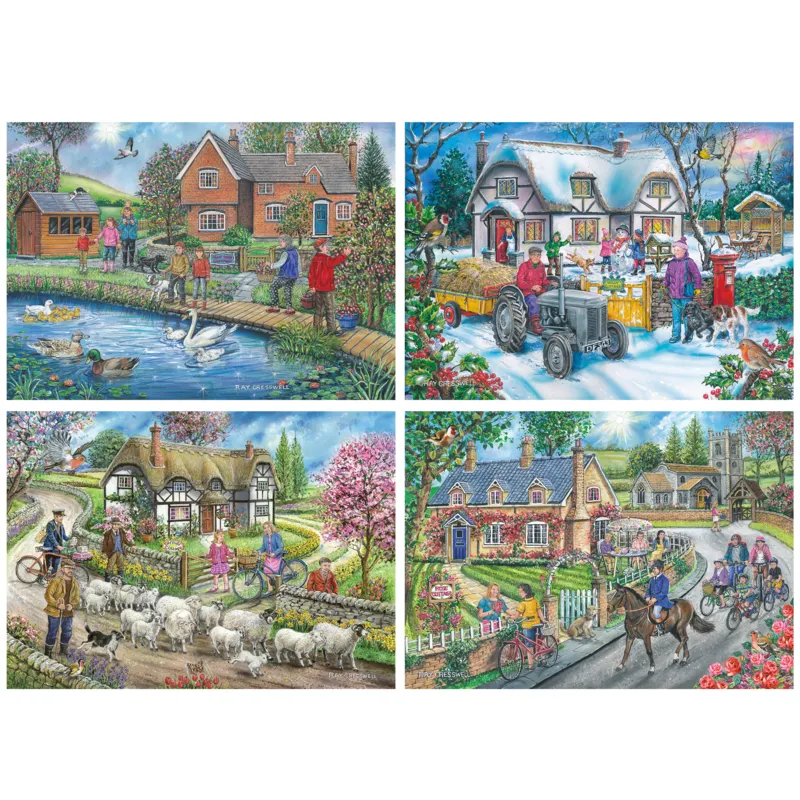4 Puzzles - Landleben