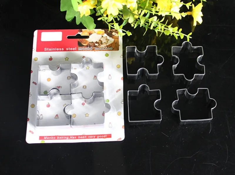 Ausstecher Puzzleteil - 4 Stück
