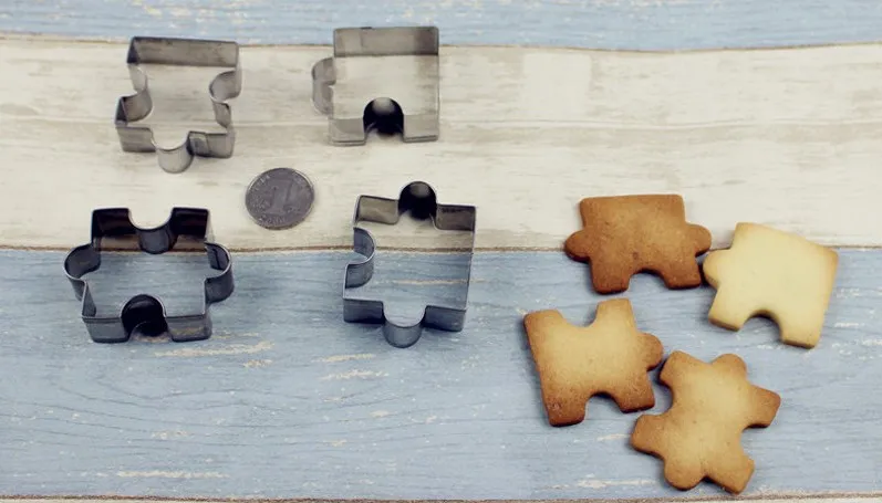 Ausstecher Puzzleteil - 4 Stück