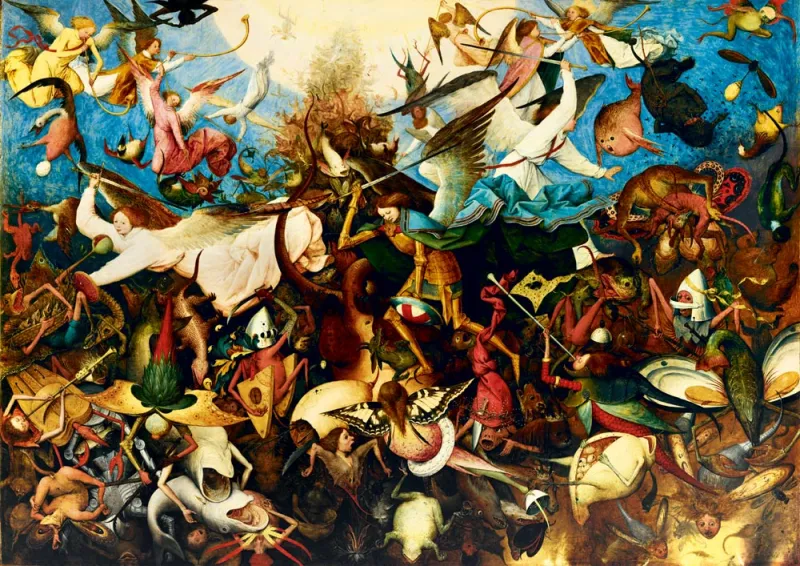 Pieter Bruegel the Elder - The Fall of the Rebel Angels, 1562