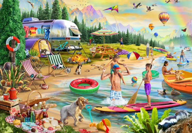 Sommercamp am See
