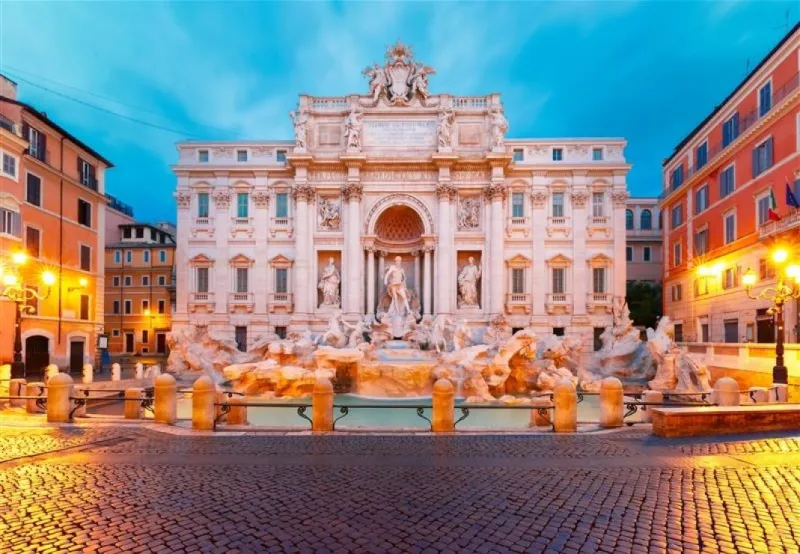 Der Trevi-Brunnen, Rom - Italien