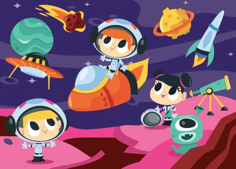 Dans l'Espace