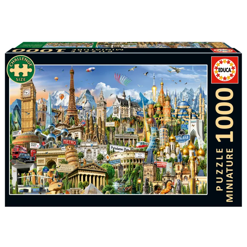 Miniatur-Puzzle – Symbole Europas