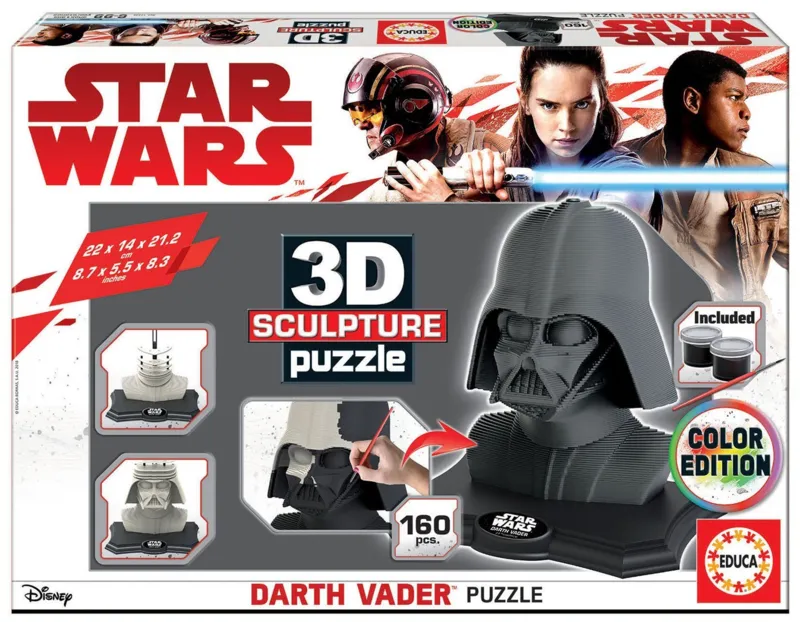 3D Sculpture Puzzle - Star Wars - Darth Vader