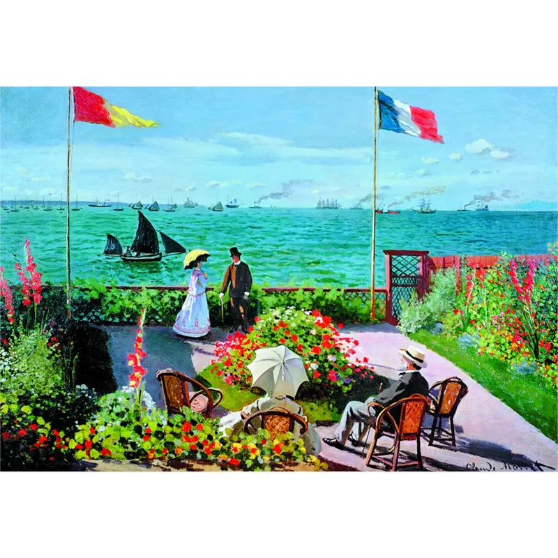 Claude Monet: Die Terrasse von Sainte-Adresse