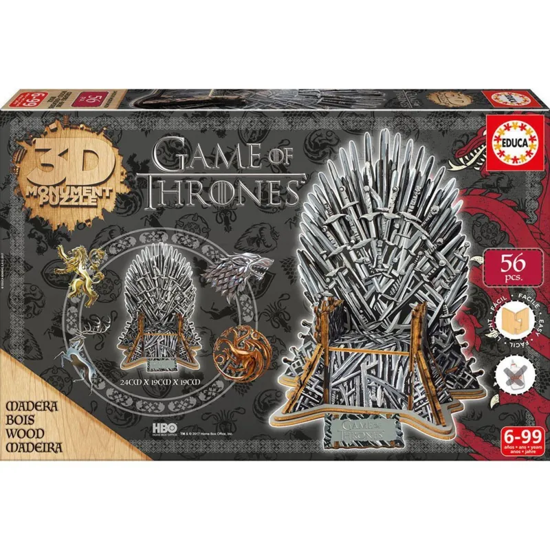 3D Skulptur Puzzle - Game of Thrones