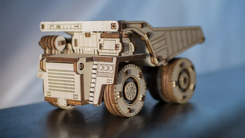 3D Holzpuzzle - Belaz Mini