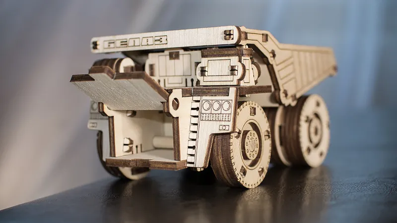 3D Holzpuzzle - Belaz Mini
