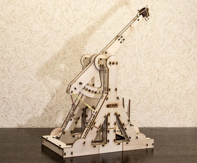 3D Holzpuzzle - Trebuchet