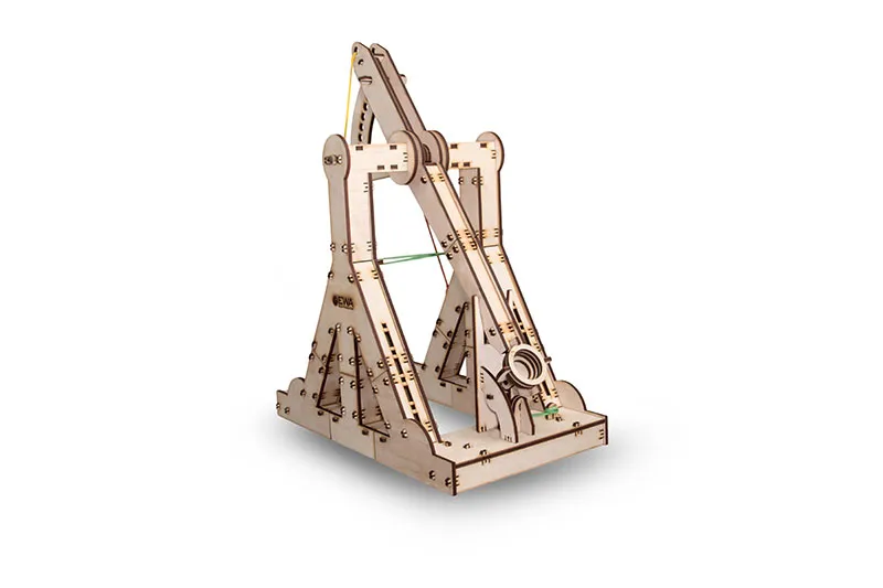 3D Holzpuzzle - Trebuchet
