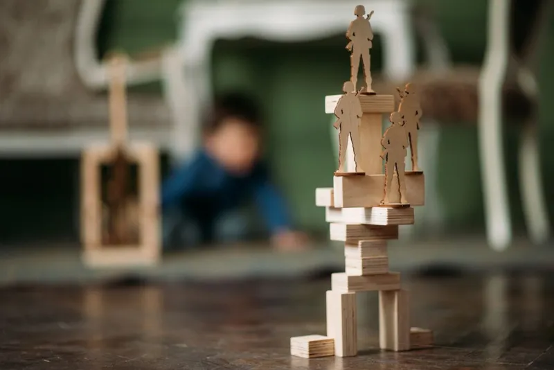 3D Holzpuzzle - Trebuchet
