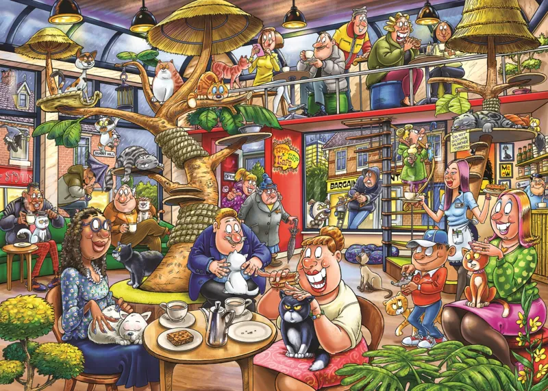 Wasgij Mystery 28 - Katzen-Chaos! (1000 Teile)