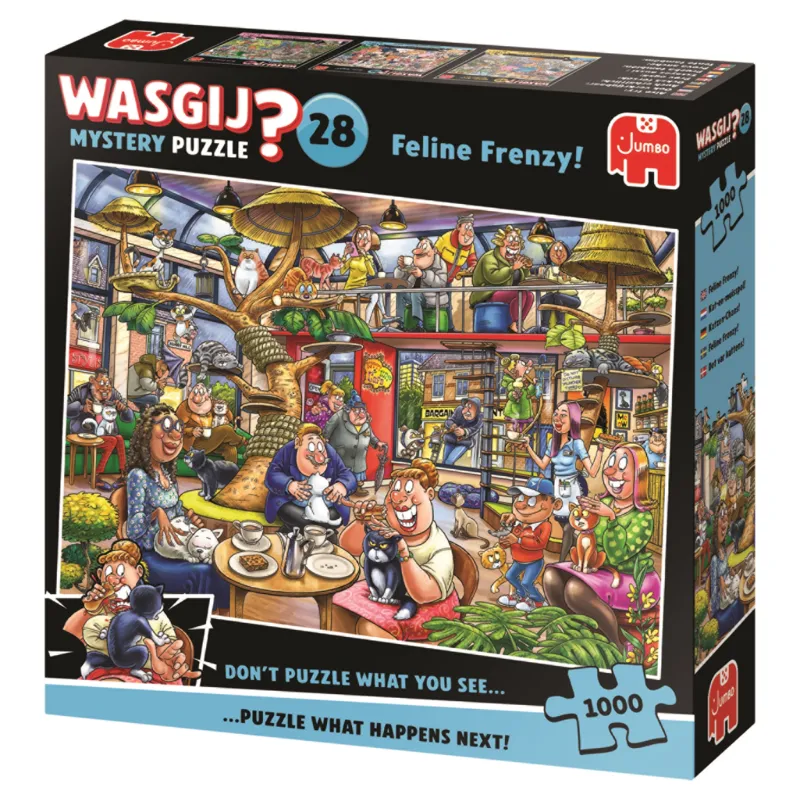 Wasgij Mystery 28 - Katzen-Chaos! (1000 Teile)