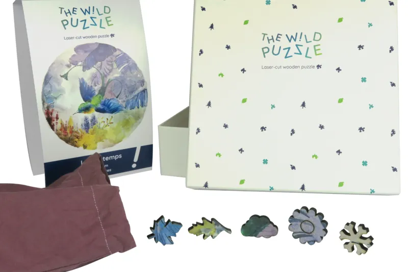 Wooden Puzzle - Spring