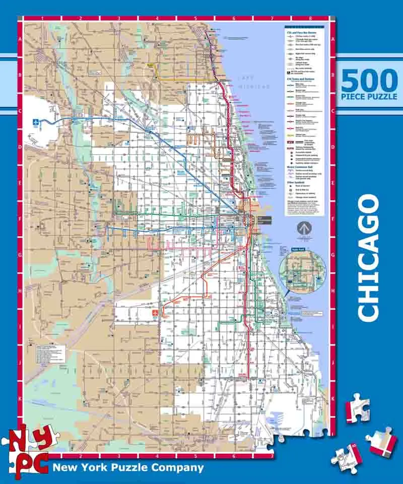 XXL Teile - Chicago Transit Map