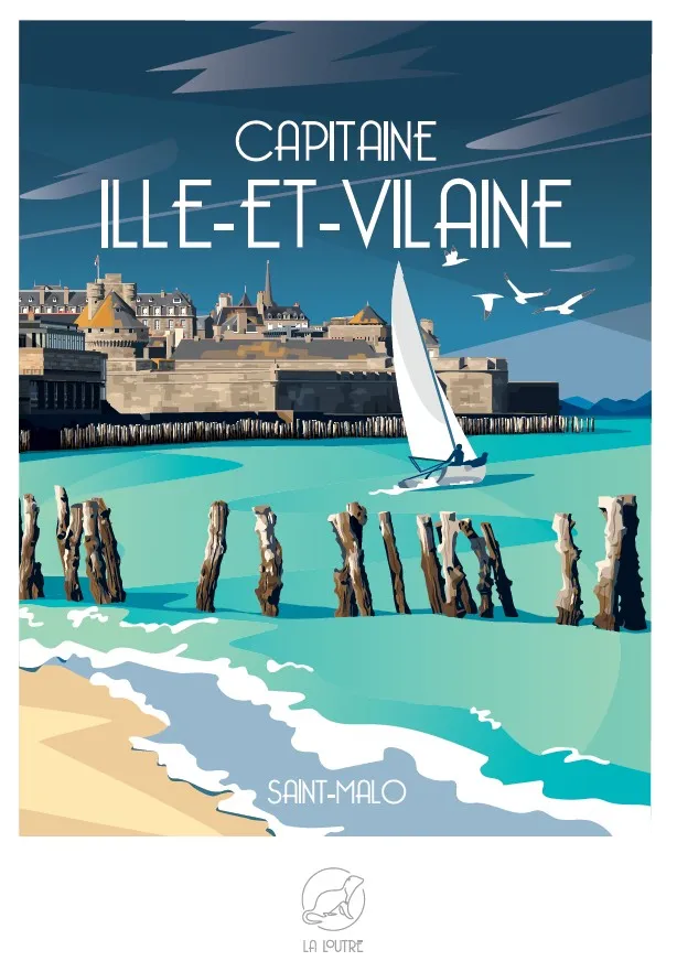 Minipuzzle 96 Teile - Capitaine ILLE-ET-VILAINE - Saint-Malo