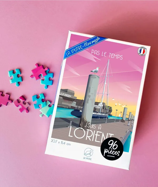 Minipuzzle 96 Teile - Pas le Temps, J'suis à LORIENT