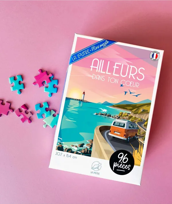 Minipuzzle 96 Teile - AILLEURS dans ton Coeur