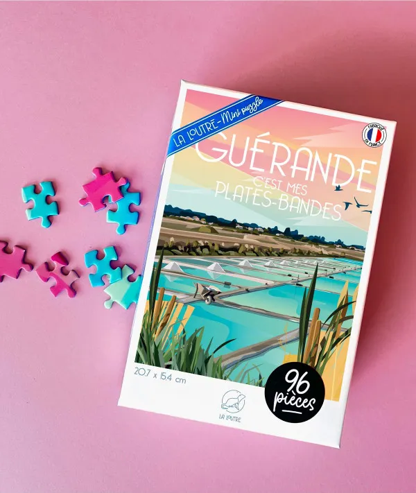 Minipuzzle 96 Teile - GUERANDE c'est mes Plates-Bandes