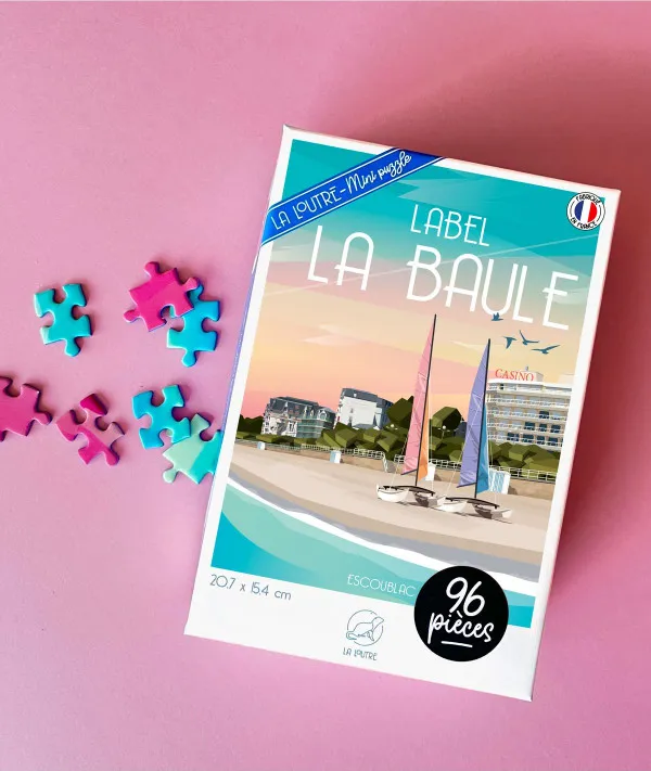 Minipuzzle 96 Teile - Label LA BAULE - Escoublac