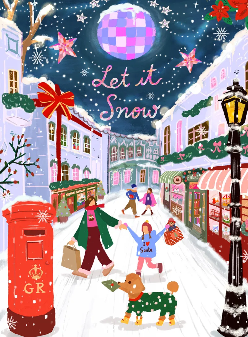 Mini Puzzle - Let it Snow - Londres