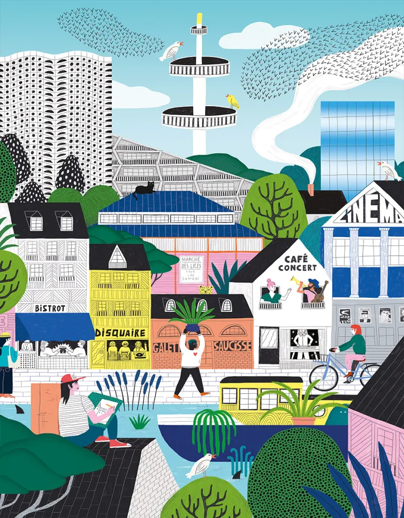 Rennes Stadt