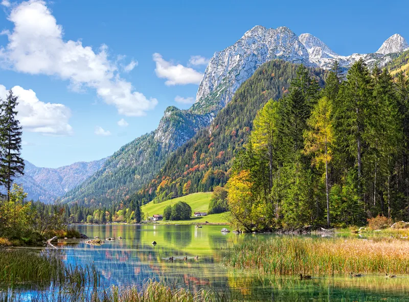 Mountain Refuge in the Alps