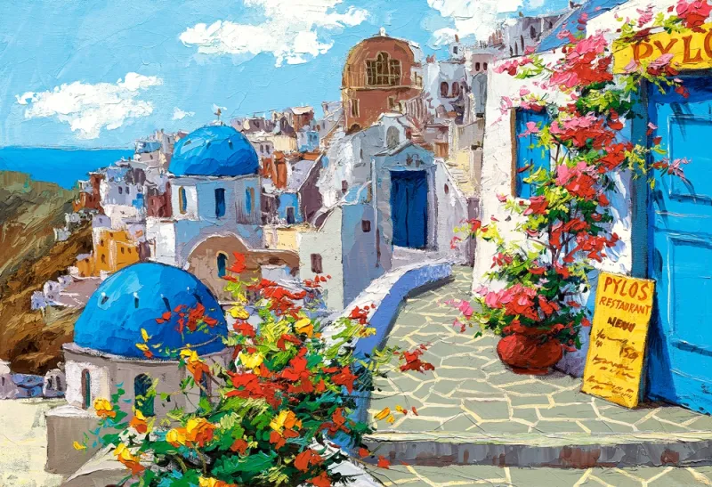 Frühling auf Santorin