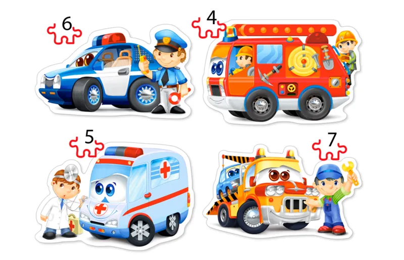 4 Puzzles - Retter in der Not